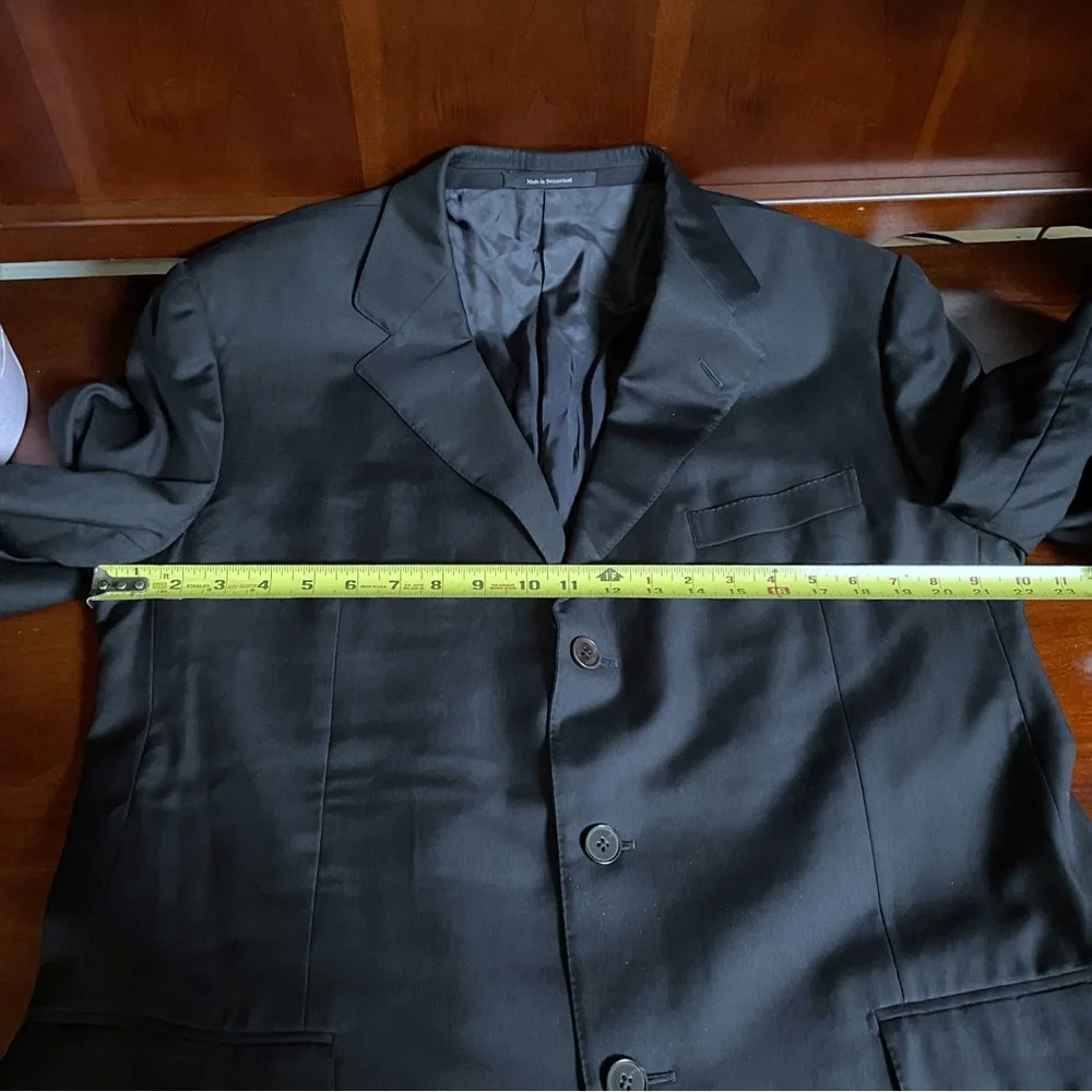 Ermenegildo Zegna Navy Blue Wool Blazer - Luxury Italian Tailoring, Men's 52R